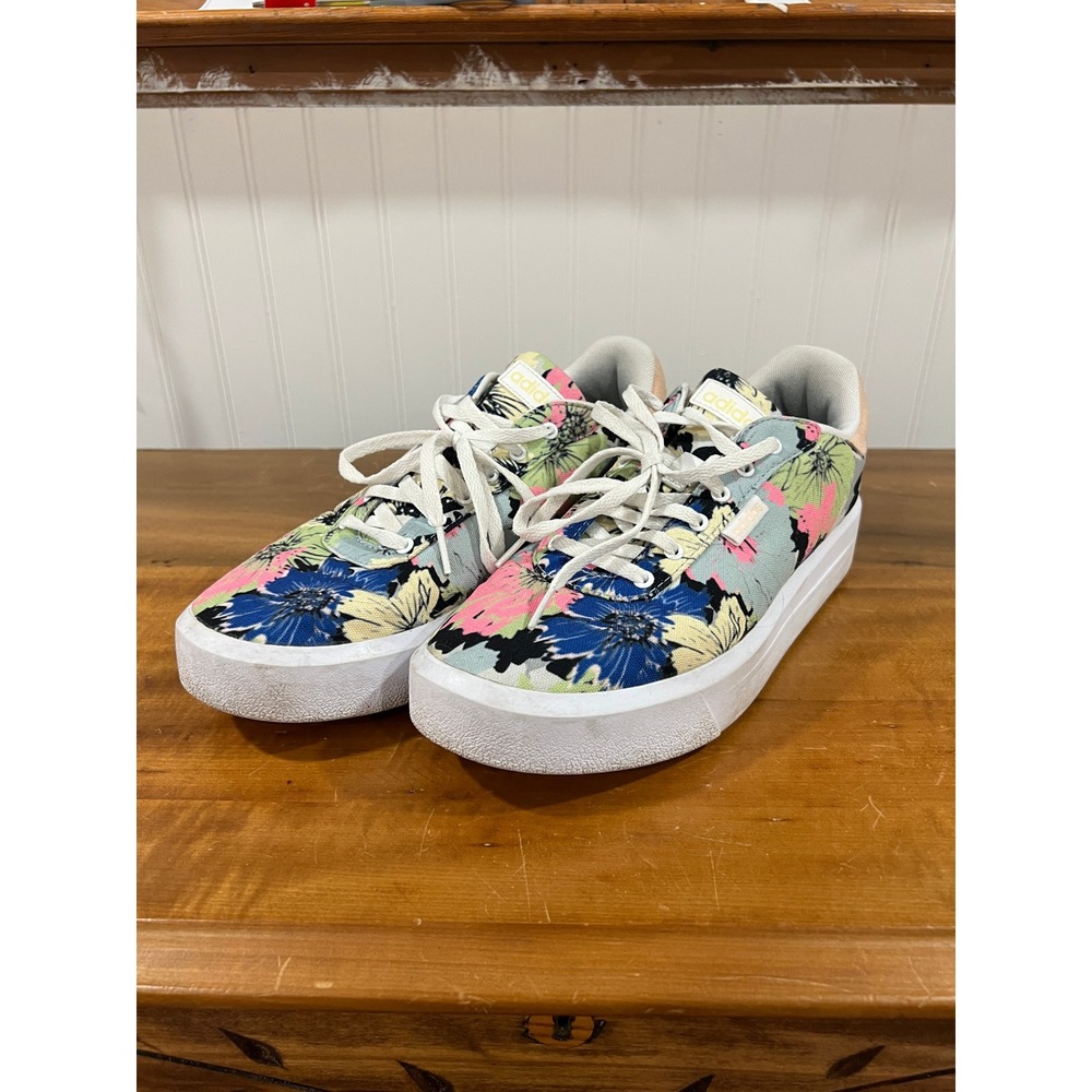 Adidas Sneakers Floral Boho Athletic Festival‎ Women Size 8
